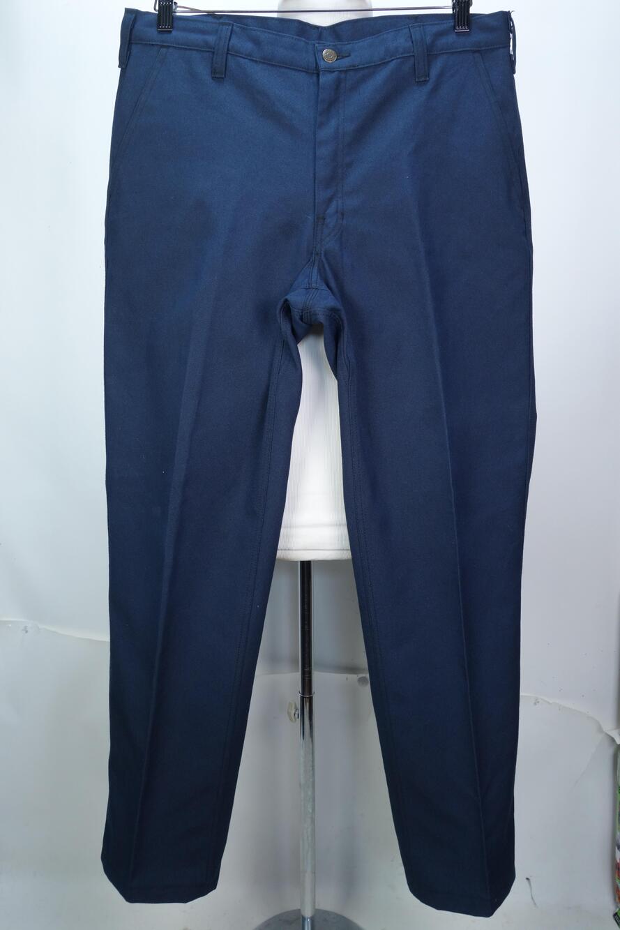Workrite Pants Mens 35x32 Blue Nomex IIIA Aramid FR Canvas Workwear 402NX75NB